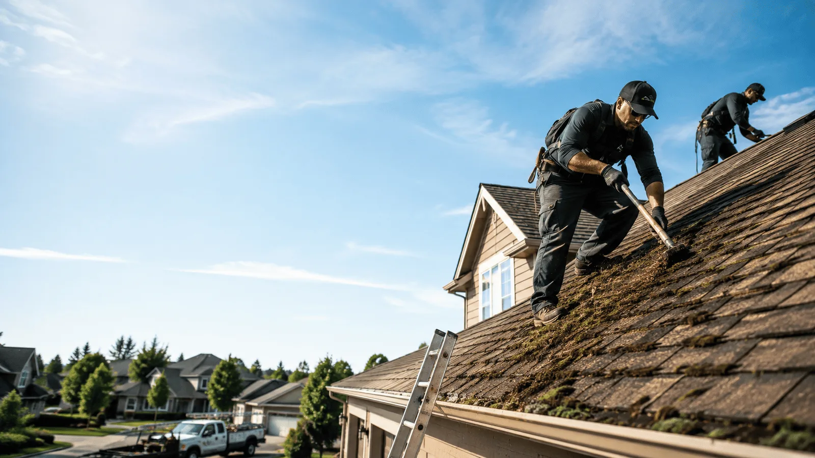 Roof Moss Removal in Mulberry, KS near me